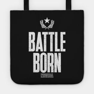 Battle Born Nevada Stage Flag Motto Inspirational Tote