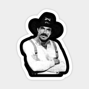 Tom Selleck Halftone Magnet