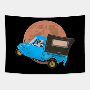 Tesla Starman X Bemo Tapestry