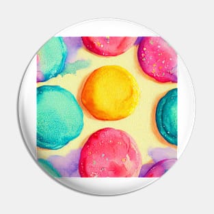 Watercolor cookie pattern Pin