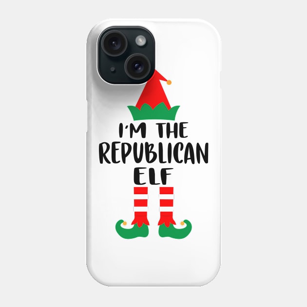 I'm The Republican Elf Family Matching Group Christmas Costume Pajama Funny Gift Phone Case by norhan2000