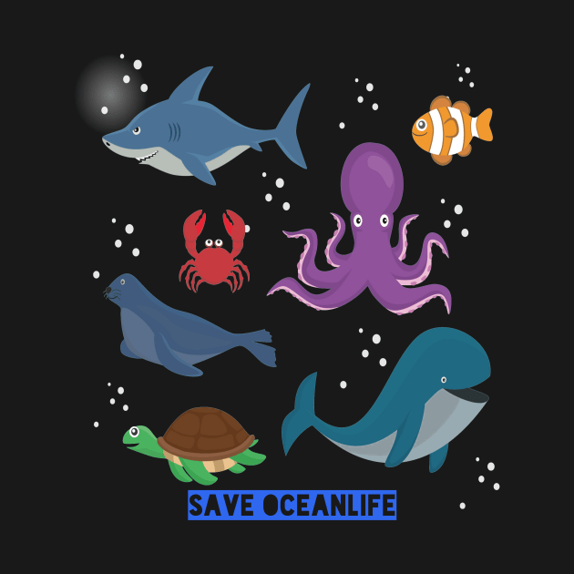 Ocean life by Victordurden27