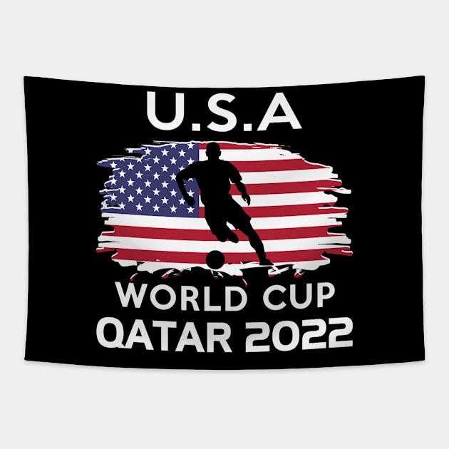 World Cup 2022 USA Team Tapestry by adik
