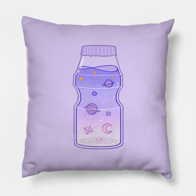 space yogurt Pillow by ballooonfish