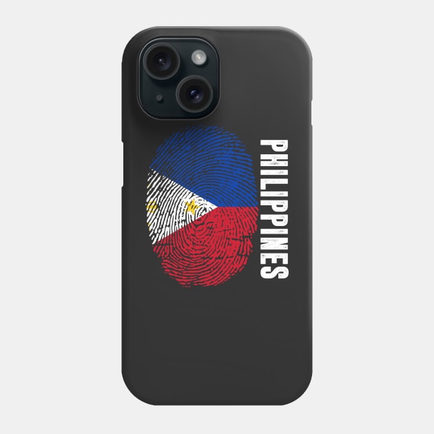 Philippines Flag Fingerprint My Story DNA Filipino Phone Case by Your Culture & Merch