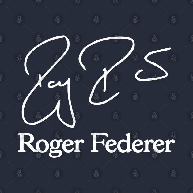 Roger Federer signature by ARRIGO
