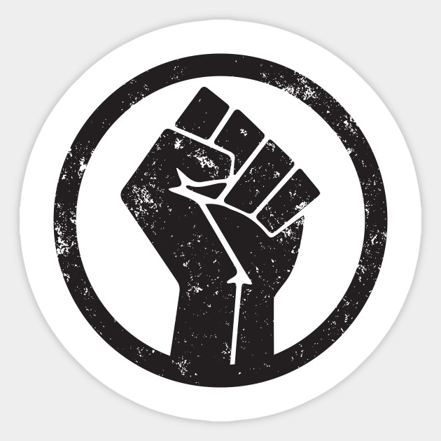 Black Power Fist T Shirt Ferguson Sticker Teepublic