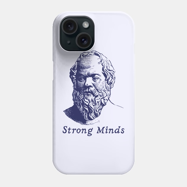 Socrates Phone Case by Chonky Cat Prints