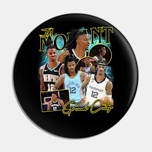 Vintage JA Morant Basketball Retro Pin