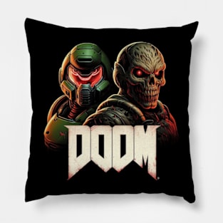 Doom Guy and Demon Pillow