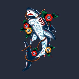 SHARK TRADITIONAL TATTOO T-Shirt