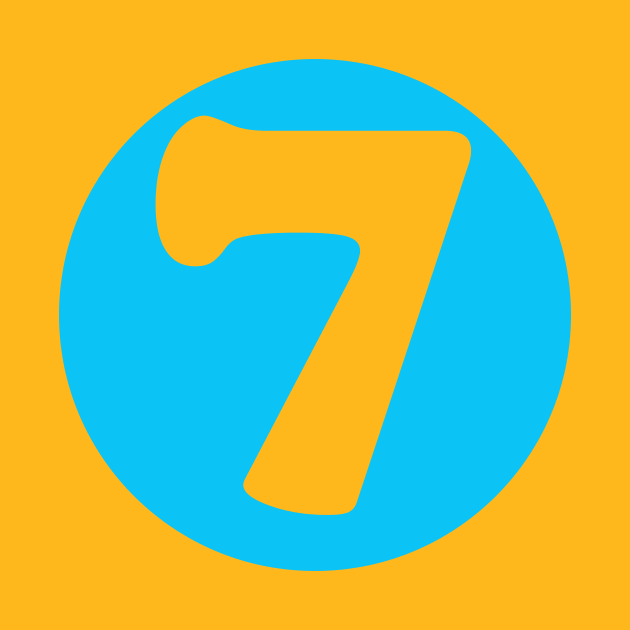 Number Seven #7 by n23tees