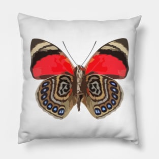 Claudina Butterfly Digital Painting Pillow