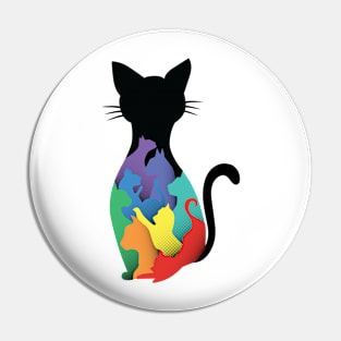 Nine Lives Pin