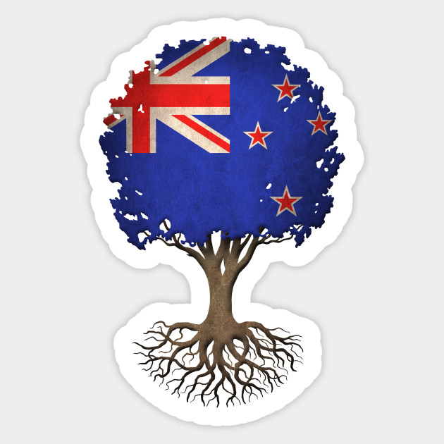 New Zealand Flag Sticker Decal Vinyl kiwi