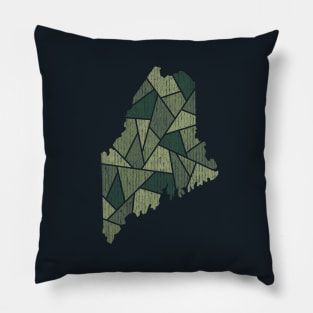 Maine Mosaic - Northern Woods Pillow