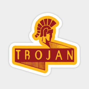 Trojan in red (Solid Graphic Version) Magnet