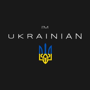 I am Ukrainian - I am from Ukraine Trident Flag T-Shirt