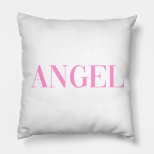 Angel - Pose - Pink Pillow