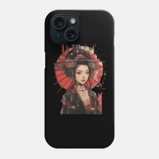 Japanese Geisha Girl Asian Culture Phone Case