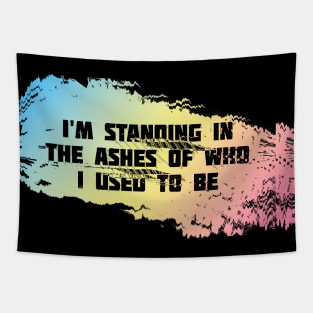 I'm Standing In The Shadows Of Who I Used To Be #3 - Positivity Statement Design Tapestry