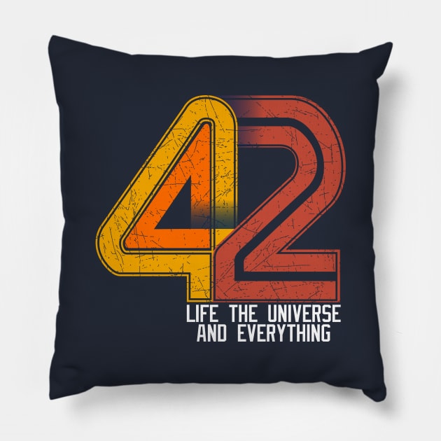 Life the universe and everything Pillow by Piercek25