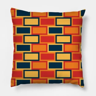 Rectangular Seamless Pattern 008#002 Pillow