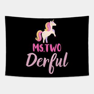 Miss two derful Tapestry