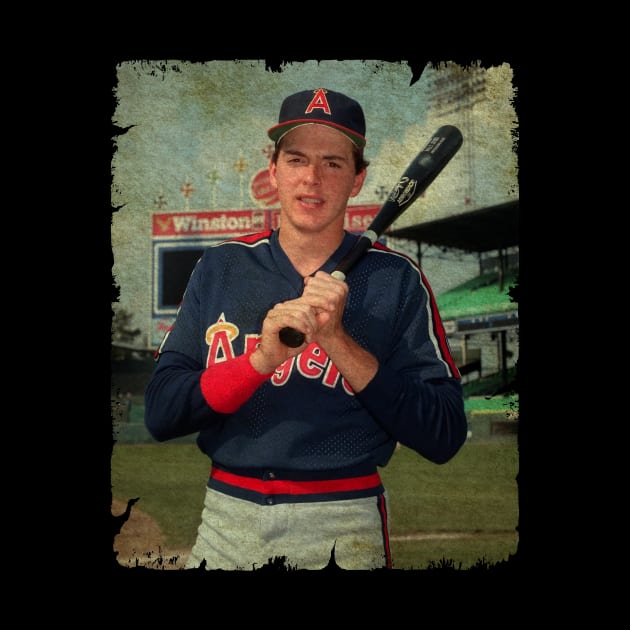 Wally Joyner - Los Angeles Angels, 1986 by SOEKAMPTI