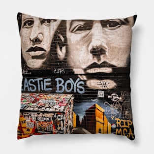 Street Art Graffiti Manhattan NYC Pillow