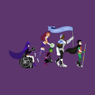 Disabled And Proud (Teen Titans) T-Shirt