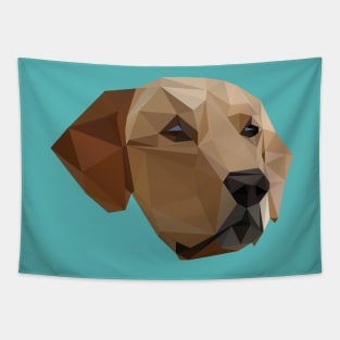 Low poly labrador Tapestry