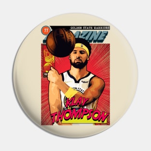 Klay Thompson - Comics Magazine Retro 90s Pin