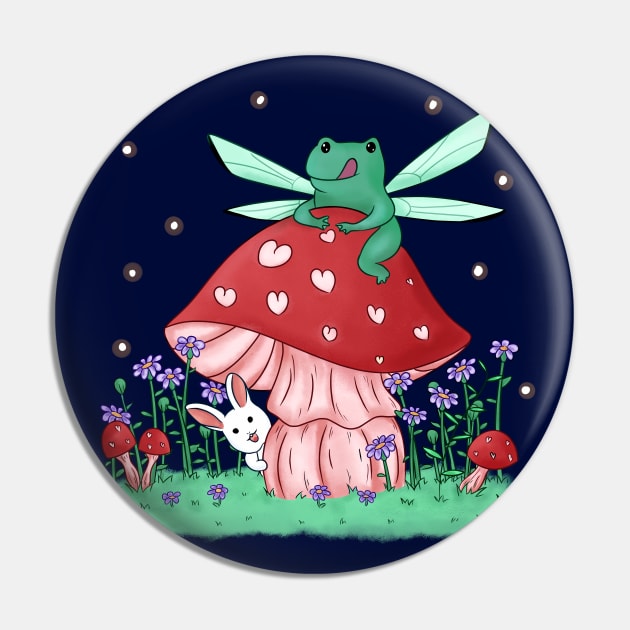 Fairy frog on a mushroom Pin by Doya