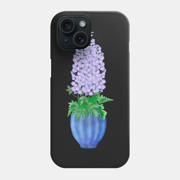 Delphiniums blooming Phone Case by Amalus-files