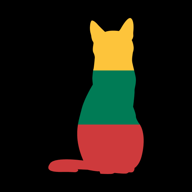 Lithuania Cat Flag by Wickedcartoons