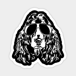 Funny Cocker Spaniel sunglasses cool dog Magnet