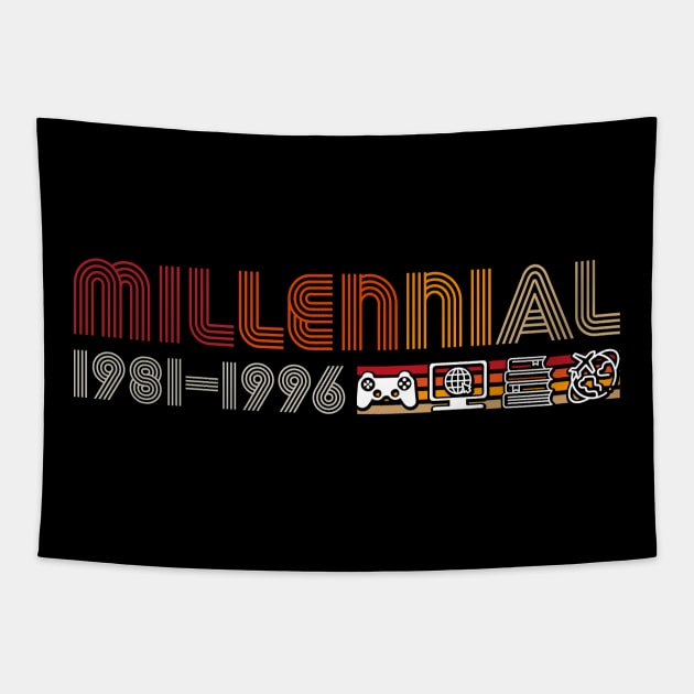 Milennial 1981-1996 Tapestry by DrMonekers