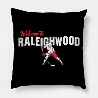 Andrei Svechnikov Welcome To Raleighwood Pillow