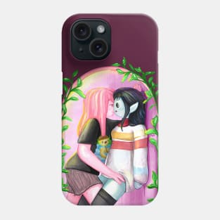 'Through the window' Bubbline, Adventure Time fan art Phone Case