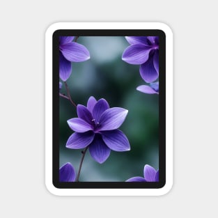 Beautiful Violet Flowers, for all those who love nature #128 Magnet