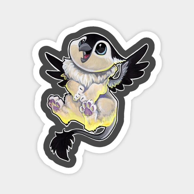 Chickadee griffin Magnet by BiancaRomanStumpff