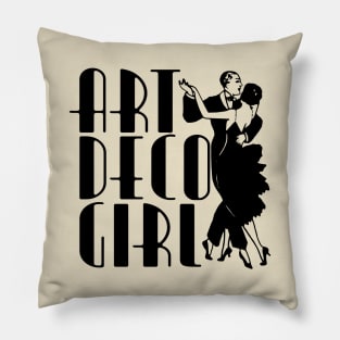 Art Deco Girl Pillow