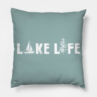 Lake Life Sailing on the Water Pillow