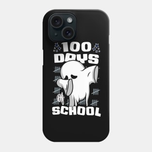 100 days of school featuring a Cute dabbing ghost #3 Phone Case