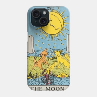 The Moon tarot card Phone Case