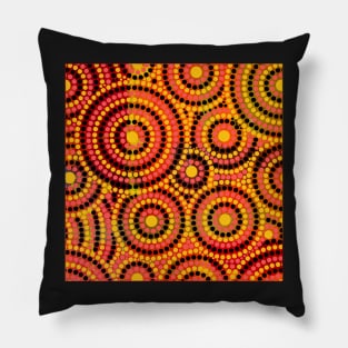 Awesome Aboriginal Dot Art Pillow