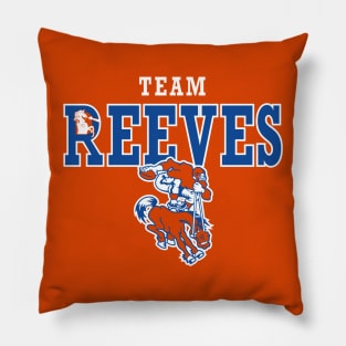 Team Reeves ORANGE Pillow