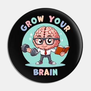 Grow Your Brain Pin