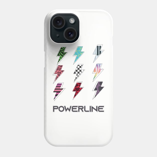 Lighting Bolt Powerline Phone Case by Batg1rl